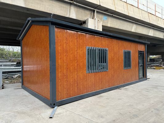Pacote único Tamanho 600X600X300 cm e Casa de contêineres para edifício de escritórios Dormitório 20 40ft Bungalow Cabina portátil