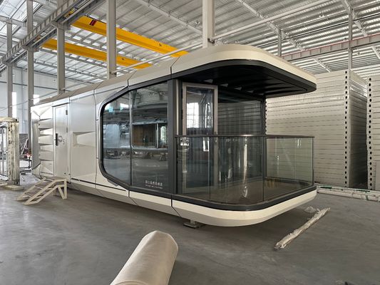 Decoração de interiores Container de espaçonave Space Capsule House com design