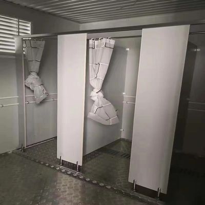 Espessura padrão Estilo moderno Local de construção móvel Banheiro pré-fabricado Banheiro de design ao ar livre Painel de sanduíche Banheiro portátil