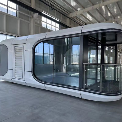 Multifunção Top Fashion Luxo Casas Minúsculas Prefabricadas Mobile Space Capsule Personalizado Tamanho 2 Quartos Container Casa
