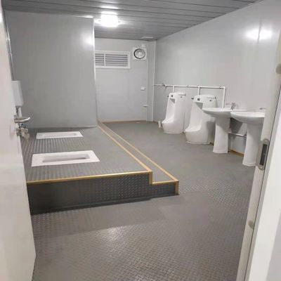 Portátil WC Banheiro Porta porta de segurança Usado Toiletes móveis temporários móveis com acessórios Conjunto pré-fabricado Respirável