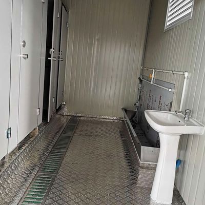 Electricidade Padrão Local Móvel Banheiro Completo Exterior para Banheiro Público Toalete Portátil em branco ou cor personalizada