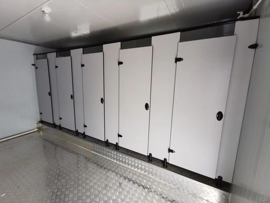 Banheiros de chuveiro pré-fabricados para acampamento de espessura padrão para estilo moderno e fácil instalação