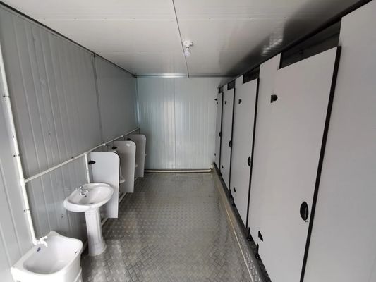 Banheiros de chuveiro pré-fabricados para acampamento de espessura padrão para estilo moderno e fácil instalação