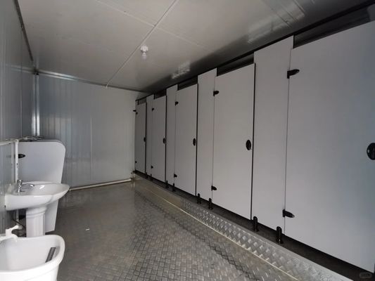 Banheiros de chuveiro pré-fabricados para acampamento de espessura padrão para estilo moderno e fácil instalação