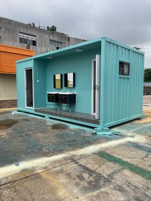 Banheiros de chuveiro pré-fabricados para acampamento de espessura padrão para estilo moderno e fácil instalação