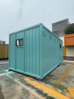 S Inovador Container de Aço Banheiro Público Com Opções de Assento de Quadrilha e Elétrica Padrão Local para Eco-Friendly