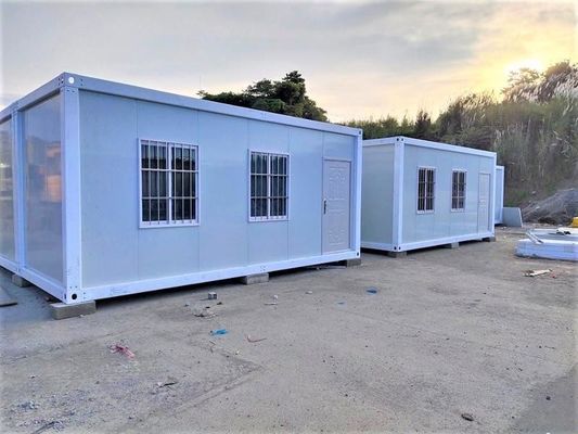 20Ft Sandwich Panel Casas de funcionários para hotel de profissional de casa de contêineres desmontáveis
