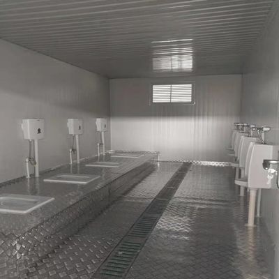 Lista final 20 40 ft Ready Made Portátil Móvel Moderno Tiny Prefab Container dobrável Banheiro com Acessórios Saco de Lixo