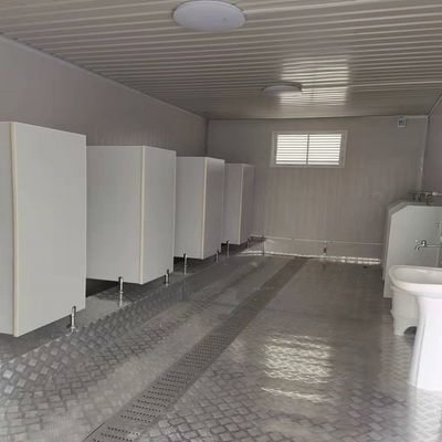 Lista final 20 40 ft Ready Made Portátil Móvel Moderno Tiny Prefab Container dobrável Banheiro com Acessórios Saco de Lixo