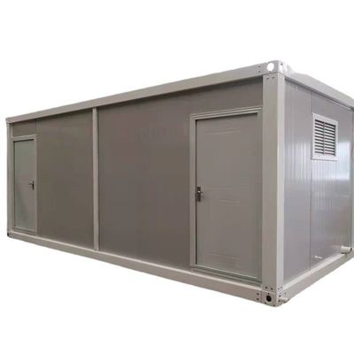 Final Banheiro Turístico Painel Prefabricado de Metal Esculpido Banheiro Público Portátil com Elétrico e Porta de Segurança Padrão Local