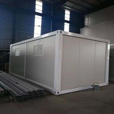 Casa de contêiner respirável para instalação fácil de banheiro público móvel no canteiro de obras