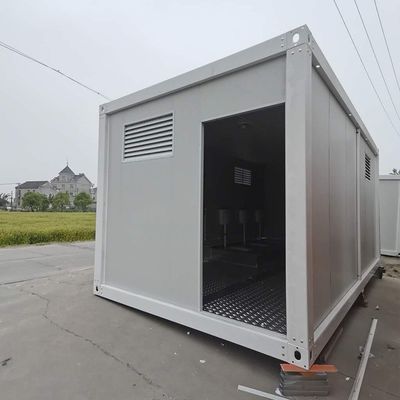 2 3 4 Estação VIP Chuveiro e WC Portátil Luxury Toilets Outdoor Trailer com opções personalizáveis