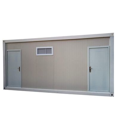 Painel de sanduíche Quadro de aço Banheiro público móvel Banheiros portáteis pré-fabricados para acampamento