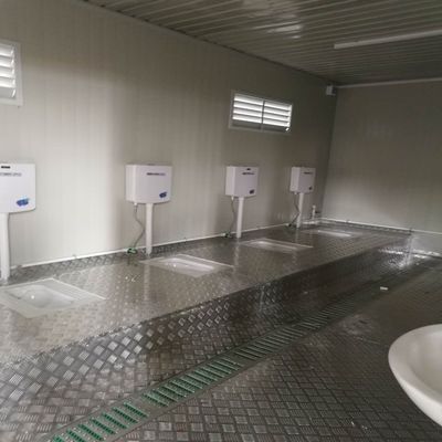 20FT/40FT personalizado Skid Portaloo Banheiro Móvel Portátil Exterior Banheiro Prefabricado para Promoção de Shopping
