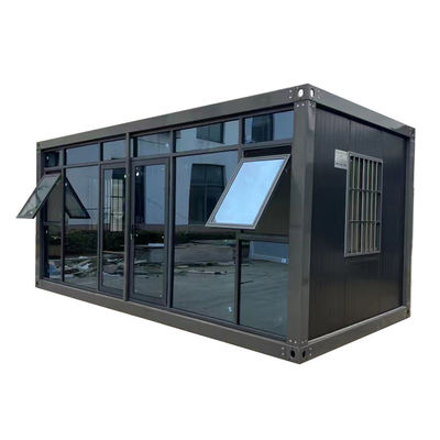 Customize Layout Prefab Modern Stable 20 40 ft Customizado Vidro Cortina de Parede Painel Sandwich de Aço Casa de Contêineres Desmontável