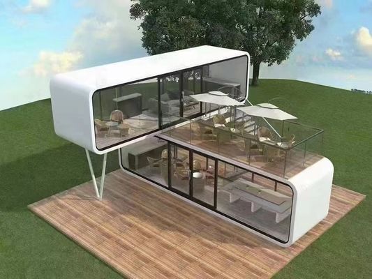 Modular Capsule Hotel Espaço pré-fabricado Capsule House para clientes