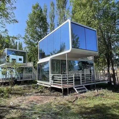 Casa cápsula espacial à prova de água e umidade A escolha perfeita para a vida modular pré-fabricada