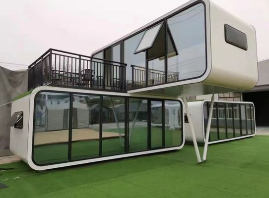 Fornecimento direto Casa pré-fabricada moderna Capsula de espaço cama Cabine de hotel com cor personalizada e estilo de design contemporâneo
