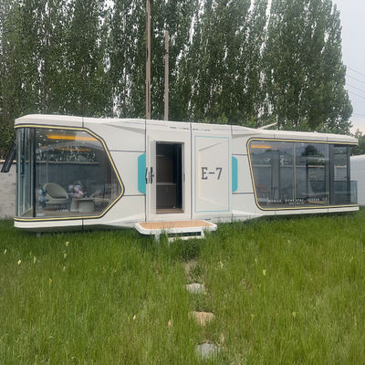 Fornecimento direto Casa pré-fabricada moderna Design contemporâneo Container de luxo de aço Casa para cápsula espacial Cama Cabine de hotel