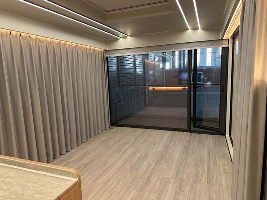 Fornecimento direto Espaço exterior Casa cápsula Casa móvel Casa cápsula Conexões elétricas Espaço comercial de aço