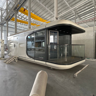 Hotel Luxury Mobile Container House com cápsula de espaço ao ar livre e design de espaço comercial