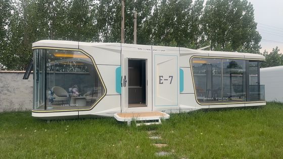 Casa de contêineres pré-fabricada de parede de chapa de alumínio personalizada