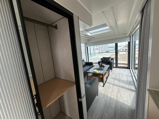 Modern Prefab Design Space Capsule Resort Hotel com painel de sanduíche e design de modelo 3D