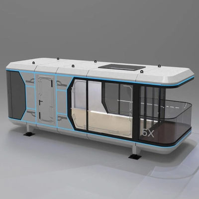 Janela de alumínio de baixo carbono Economia de energia Casa modular Casa de estar Vila Casa cápsula Hotel Cabana pré-fabricada com móveis