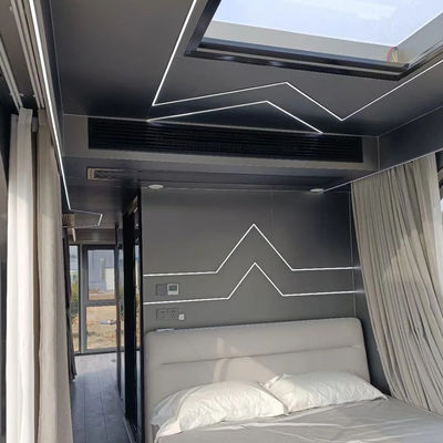 Resort Turístico Prefab Mobile Villa Space Capsule Casa pequena com tamanho personalizado e banheiro Hotel modular