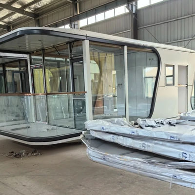 Resort Turístico Prefab Mobile Villa Space Capsule Casa pequena com tamanho personalizado e banheiro Hotel modular