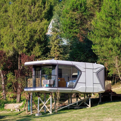 Casa de Cabine Capsula Espacial Modular Capsule Hotel de Casa Capsula Espacial com cores personalizadas e design moderno