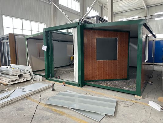 Bom isolamento térmico 20 Ft 40 Ft Container Desmontável Casa Flexível montar casas pré-fabricadas com 15-30 anos de vida útil