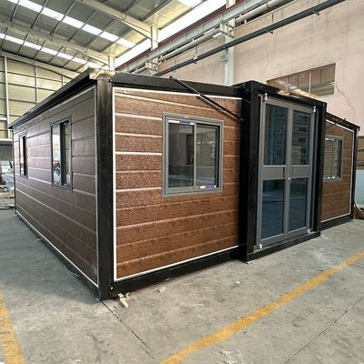 Durabilidade Usando Várias Casas Casa de Container Prefabricada de Aço Expansível Com Painel Sandwich Ou Material de Parede/Teto de Chapa de Aço