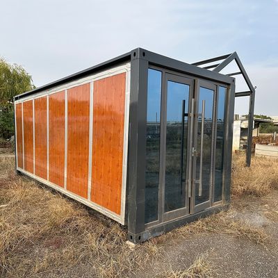 Durabilidade Usando Várias Casas Casa de Container Prefabricada de Aço Expansível Com Painel Sandwich Ou Material de Parede/Teto de Chapa de Aço