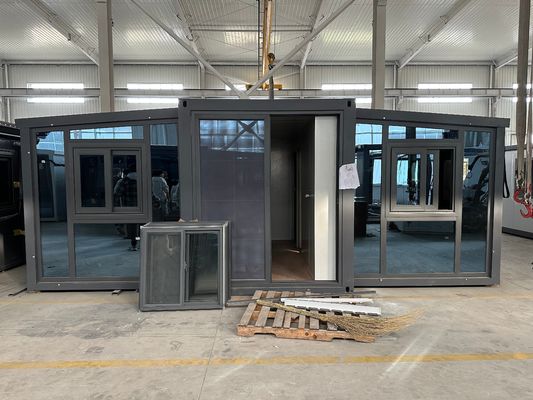 40Ft 20Ft pré-fabricado Villa móvel pré-fabricada 2 dormitórios Container Casa expansível Durável e longa vida span 15 -25 anos