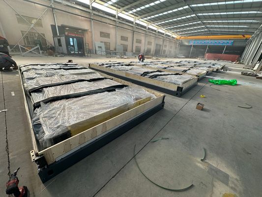 Container de montagem rápida escritório impermeável resistente ao fogo estrutura de aço modular Container House 40'HC Shipping Hotel
