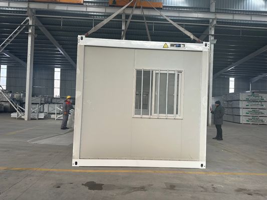 Instalação rápida de cor personalizada de aço modular de vidro de lã de painel de sanduíche casa de contêiner dobrável para economia de energia de baixo carbono