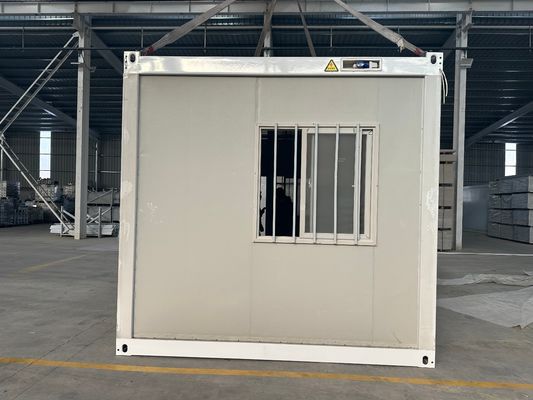 Casa de contêineres dobrável de estrutura de aço galvanizado moderna para composição de propósito de cor personalizada e envio de 40'HQ