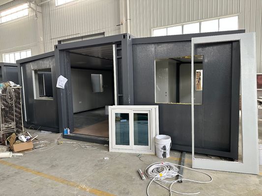 20ft 40 Ft totalmente personalizado resistente ao fogo resistente à água painel de parede e estrutura de aço casa pré-fabricada para casa em casa casa hotel