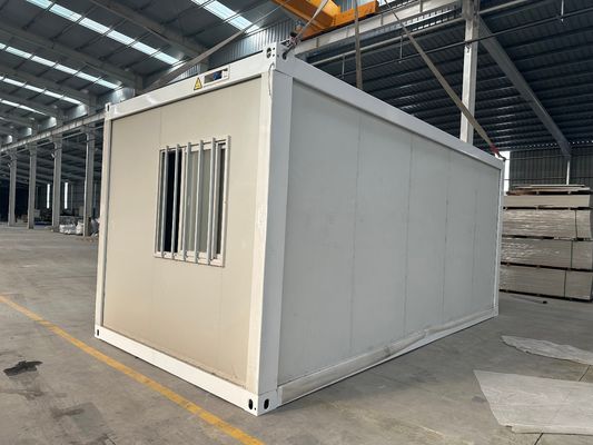 Atualização Construção rápida 20ft 30ft 40ft Modular personalizado vidro à prova d'água Lata Sandwich Painel Container dobrável Casa com 1