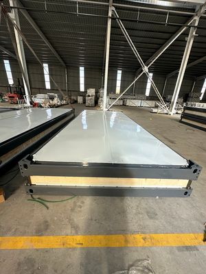 Portátil Austrália 20ft 40ft painel de sanduíche Flat Pack Container House com 15-25 anos de vida útil e Envio por 40'HC