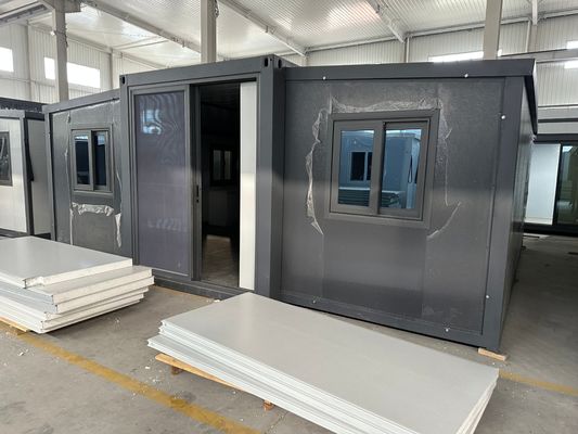 Casa de contêineres expandivel pré-fabricada de 40 pés para transporte de casa e carga 40HQ Container personalizado