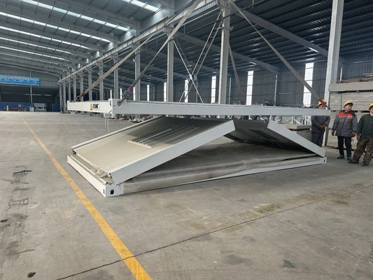 15-30 anos de vida útil Espaço de escritório dobrável Casa 20ft Cabana Cabana Z-dobragem Casa de contêiner pré-fabricada com estrutura de aço