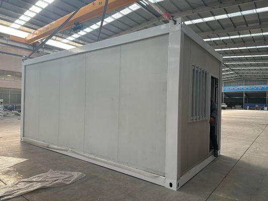 Placa de piso de base 2024 15 minutos Instalação rápida Casas em contêineres de mar Container dobrável com teto de painel de sanduíche EPS