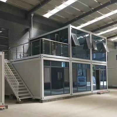 Fornecimento direto Casas de contêiner de 20 pés 40 pés montadas em fat pack Hotel Casa pré-fabricada com banheiro e cozinha