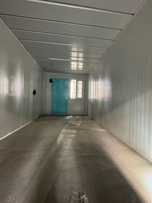 Casa de contêiner dobrável pré-fabricada de 20 pés e 40 pés para quarto externo personalizável e fácil de montar