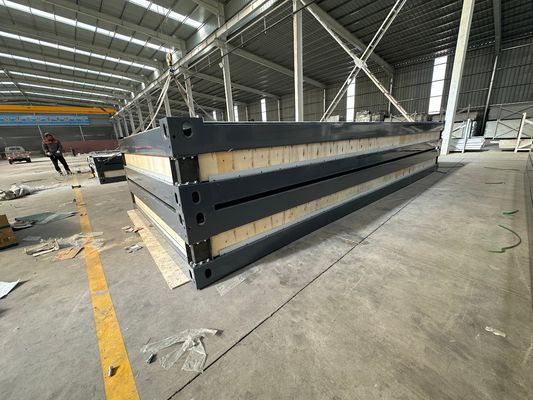 Envio de contêineres Estrutura de aço galvanizado painel de sanduíche 40ft pré-fabricado casas de contêineres móveis para escritório ao ar livre