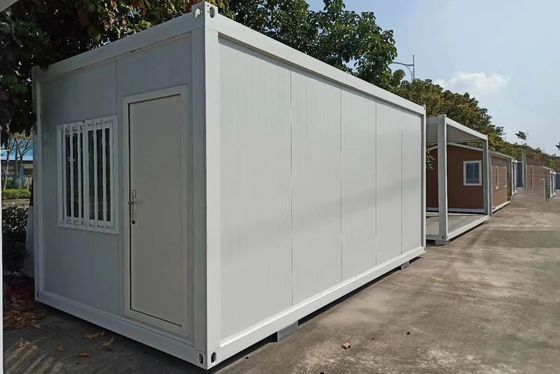 Quarto portátil exterior Flat Pack Container Casa com cor personalizada a preços acessíveis