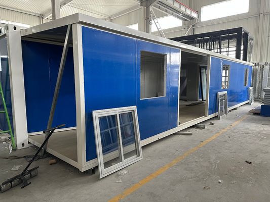 Profissional Container de armazenamento de instalação rápida e personalizável Casa pré-fabricada à prova d'água para escritório multifunção